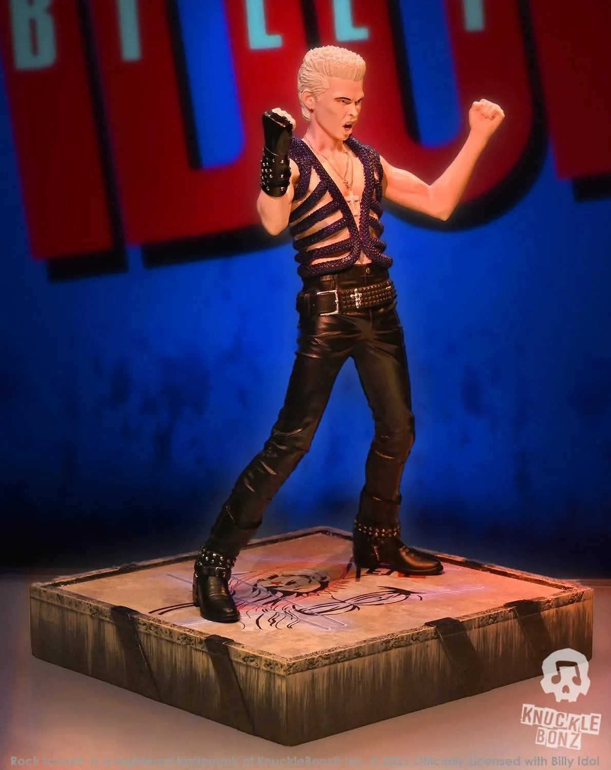 KNUBIDOL200 Billy Idol - Rock Iconz Statue 2nd Edition - KnuckleBonz - Titan Pop Culture