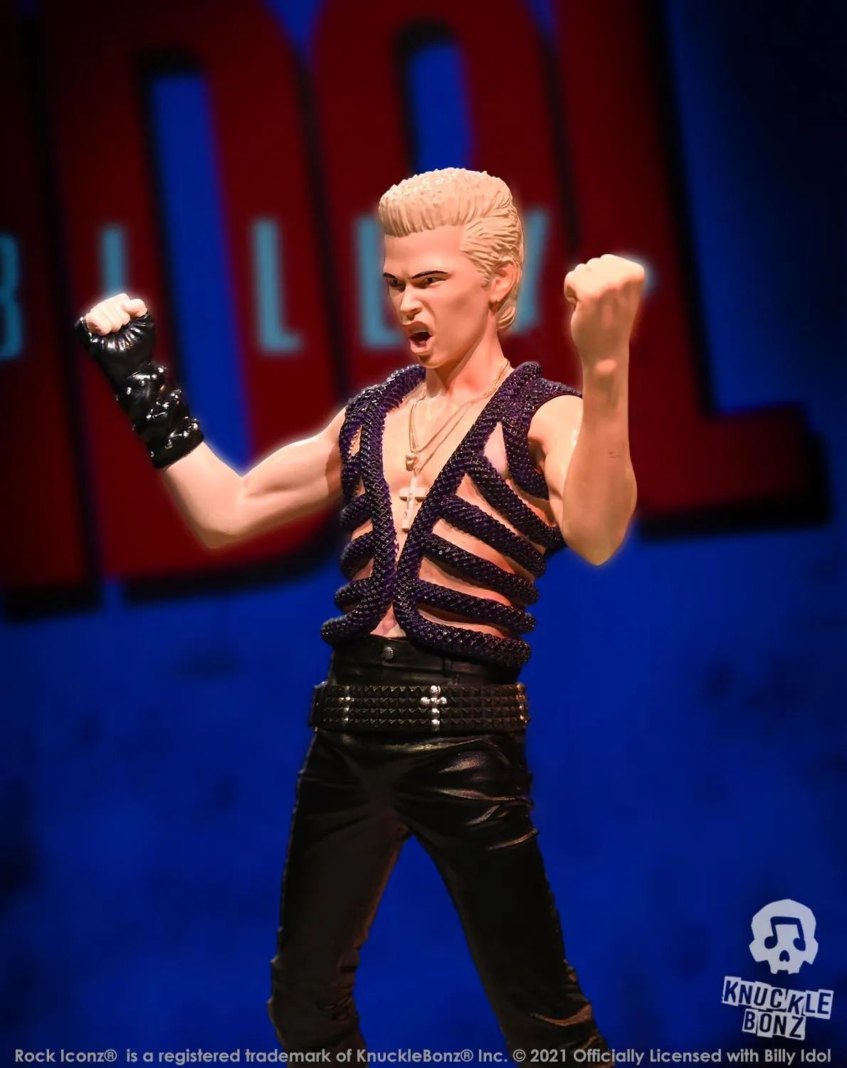 KNUBIDOL200 Billy Idol - Rock Iconz Statue 2nd Edition - KnuckleBonz - Titan Pop Culture