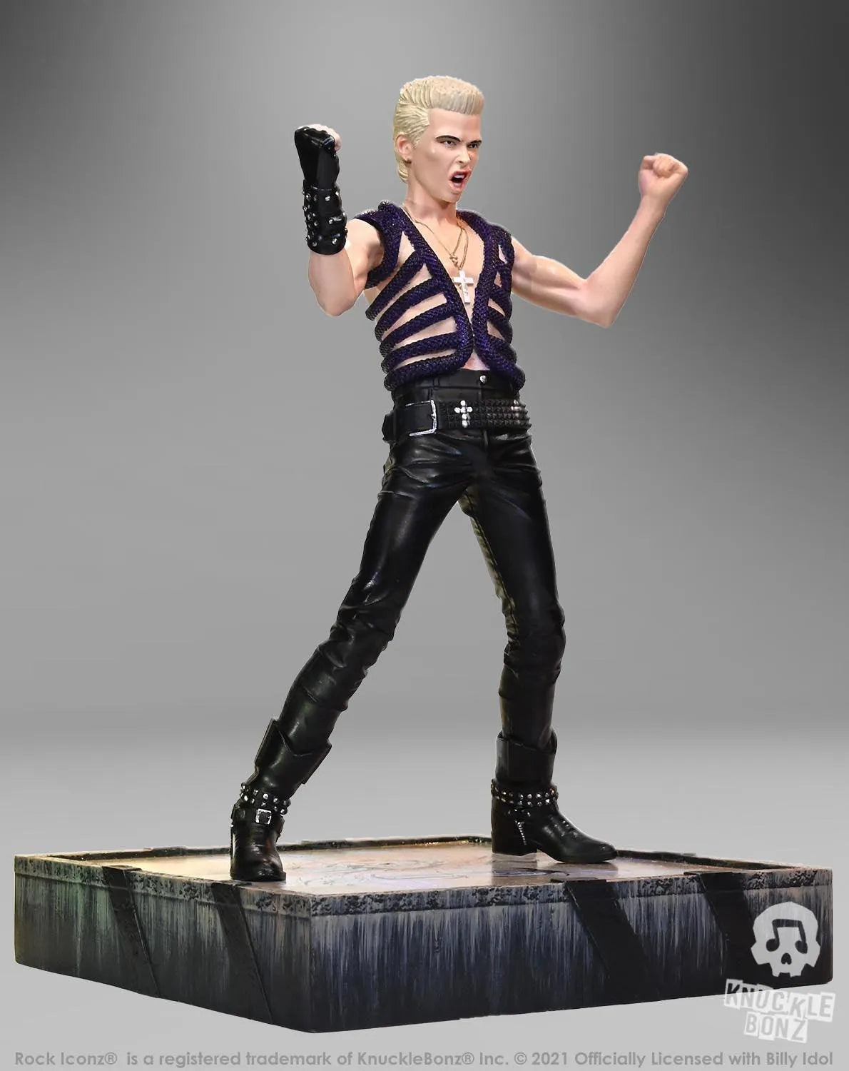KNUBIDOL200 Billy Idol - Rock Iconz Statue 2nd Edition - KnuckleBonz - Titan Pop Culture