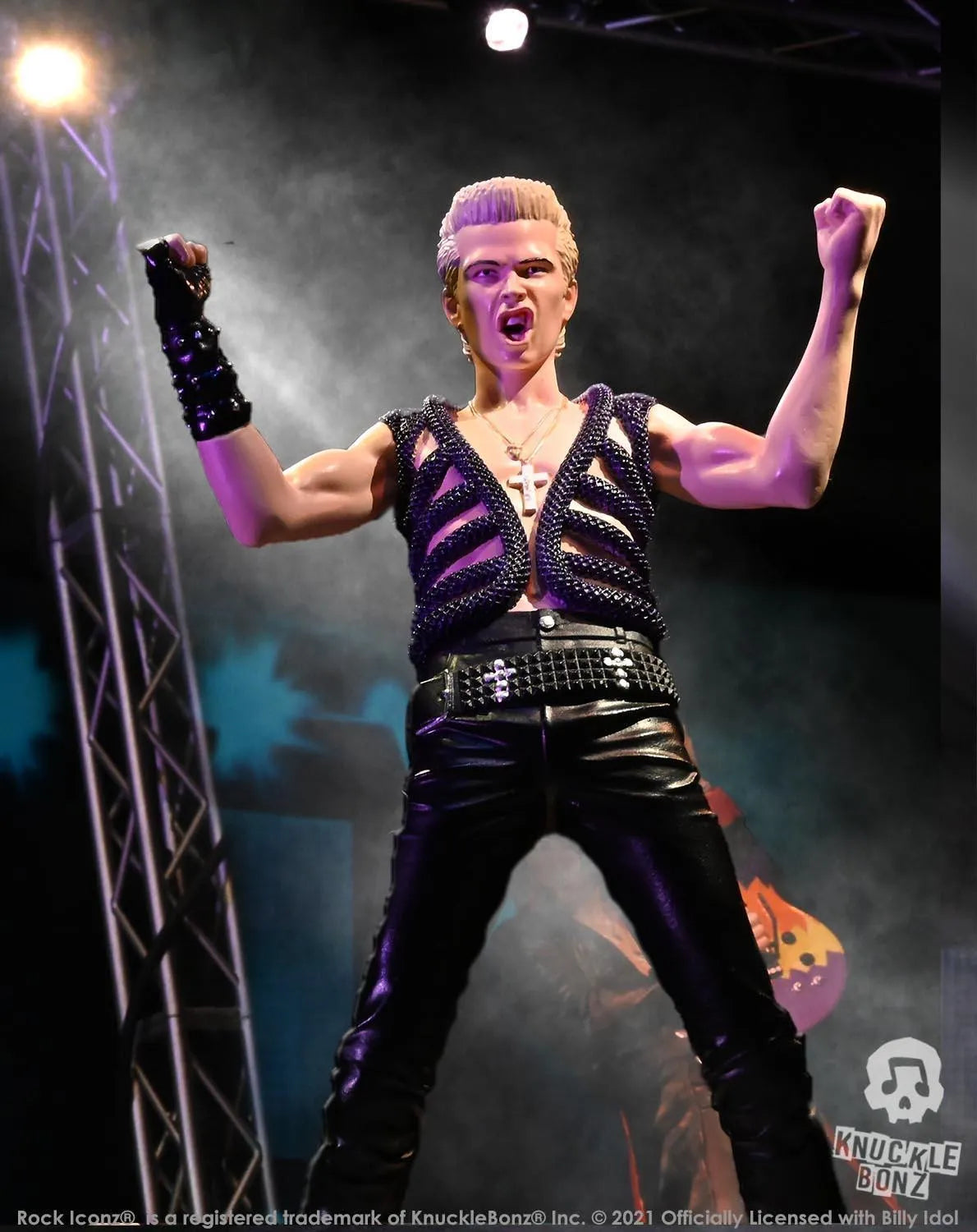 KNUBIDOL200 Billy Idol - Rock Iconz Statue 2nd Edition - KnuckleBonz - Titan Pop Culture