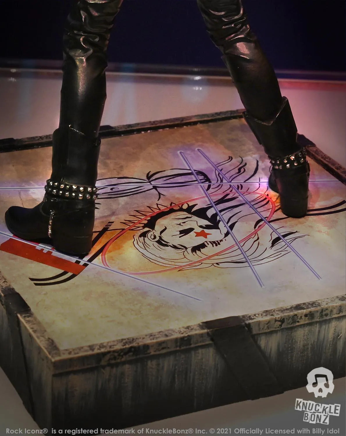 KNUBIDOL200 Billy Idol - Rock Iconz Statue 2nd Edition - KnuckleBonz - Titan Pop Culture