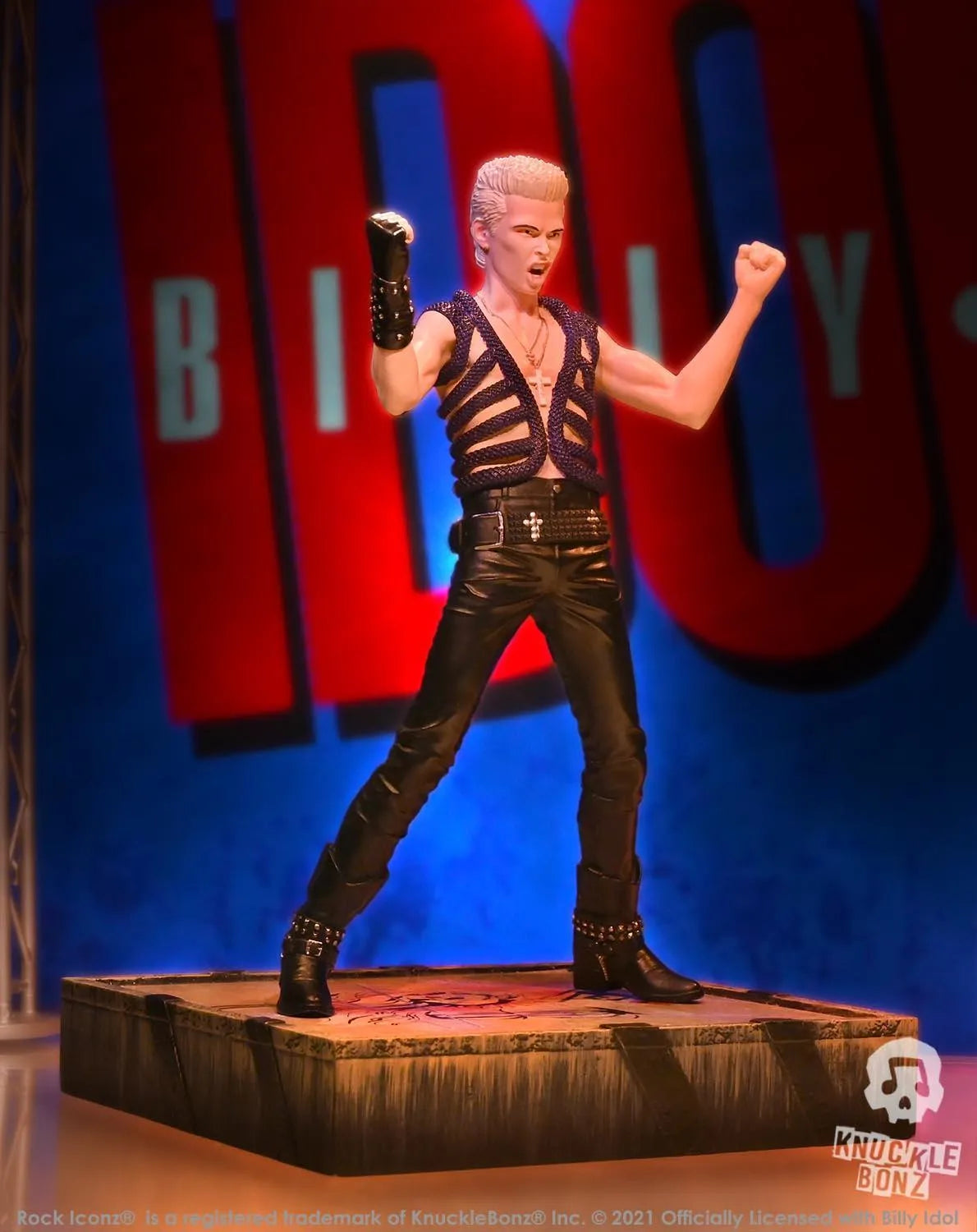 KNUBIDOL200 Billy Idol - Rock Iconz Statue 2nd Edition - KnuckleBonz - Titan Pop Culture