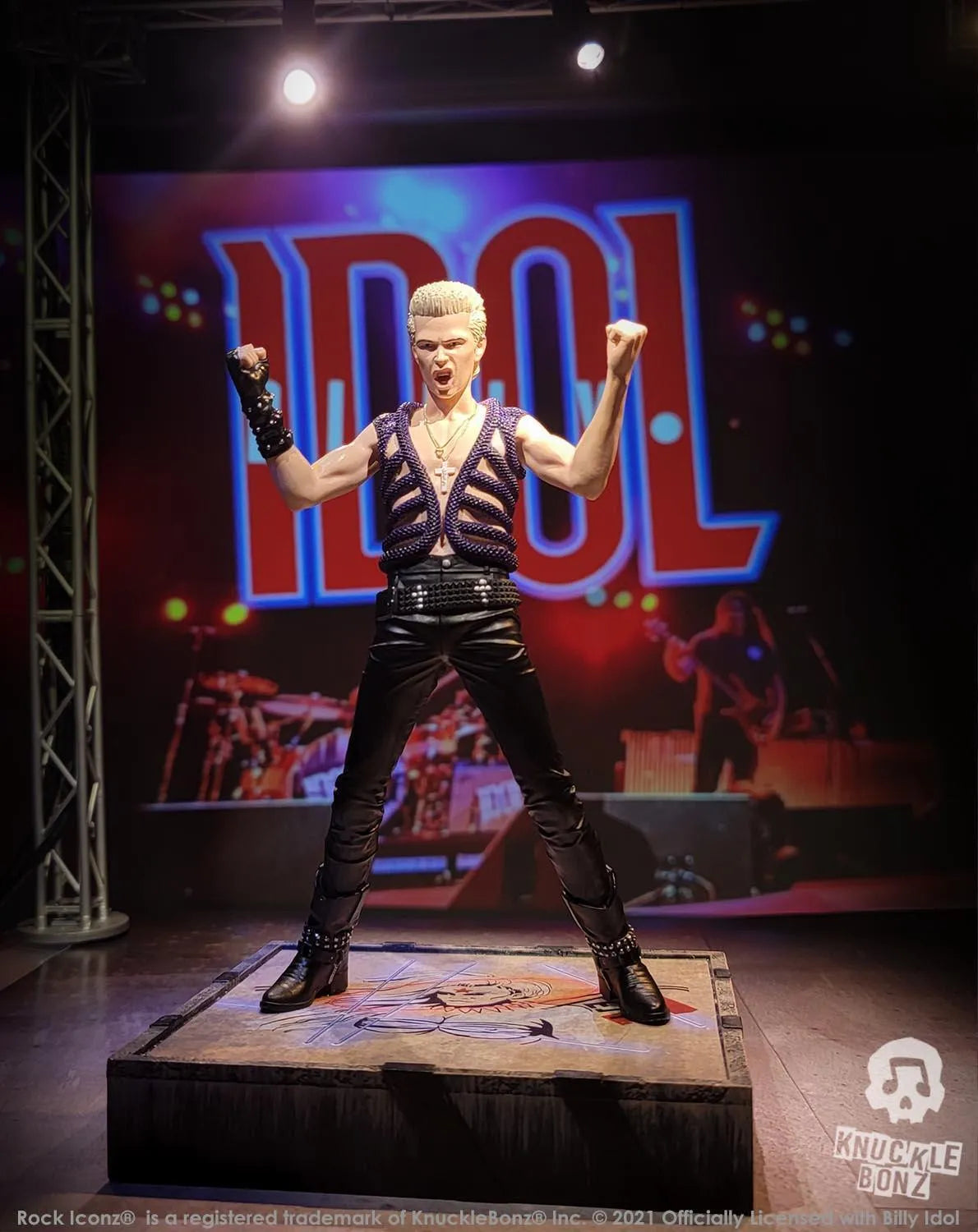 KNUBIDOL200 Billy Idol - Rock Iconz Statue 2nd Edition - KnuckleBonz - Titan Pop Culture