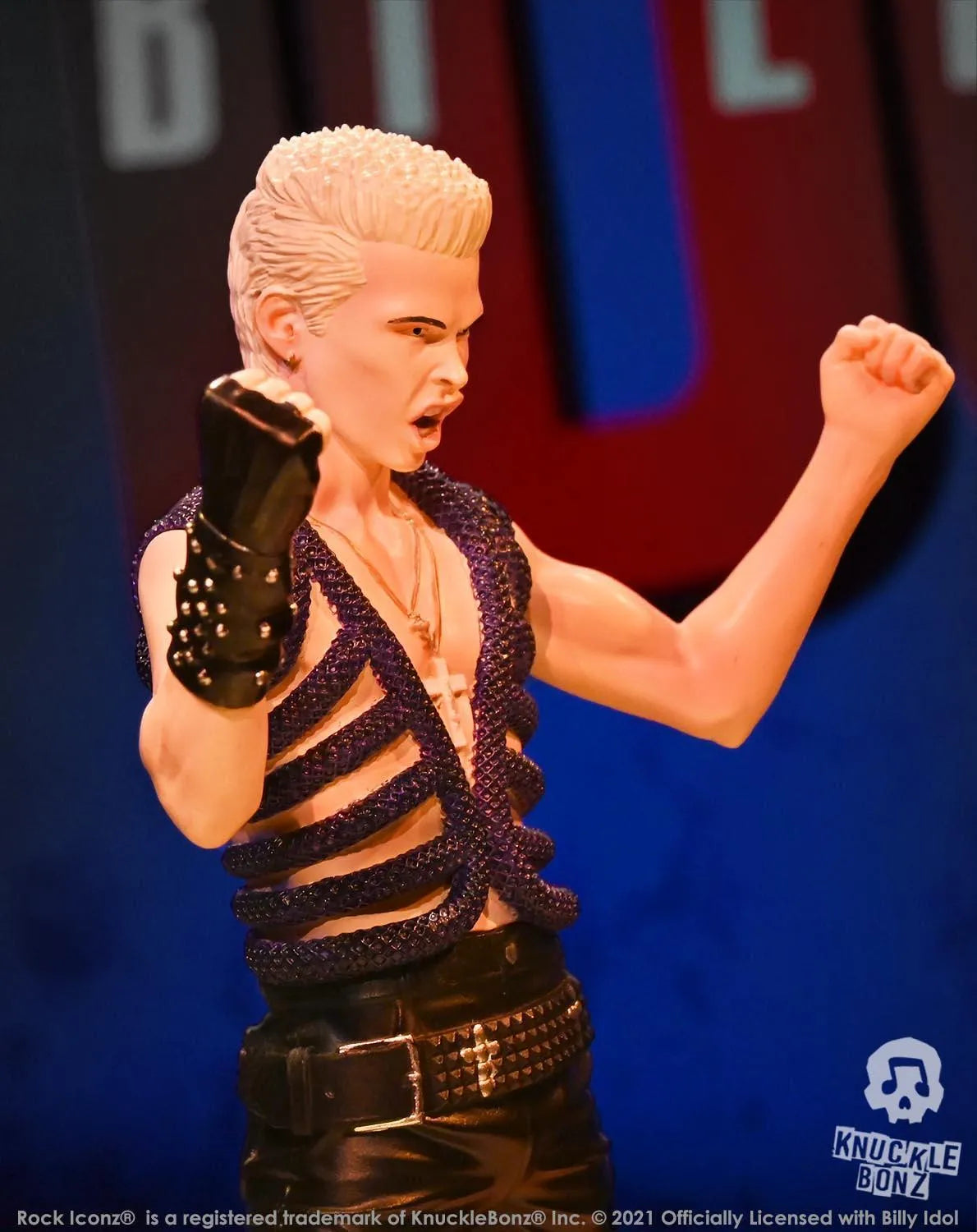 KNUBIDOL200 Billy Idol - Rock Iconz Statue 2nd Edition - KnuckleBonz - Titan Pop Culture