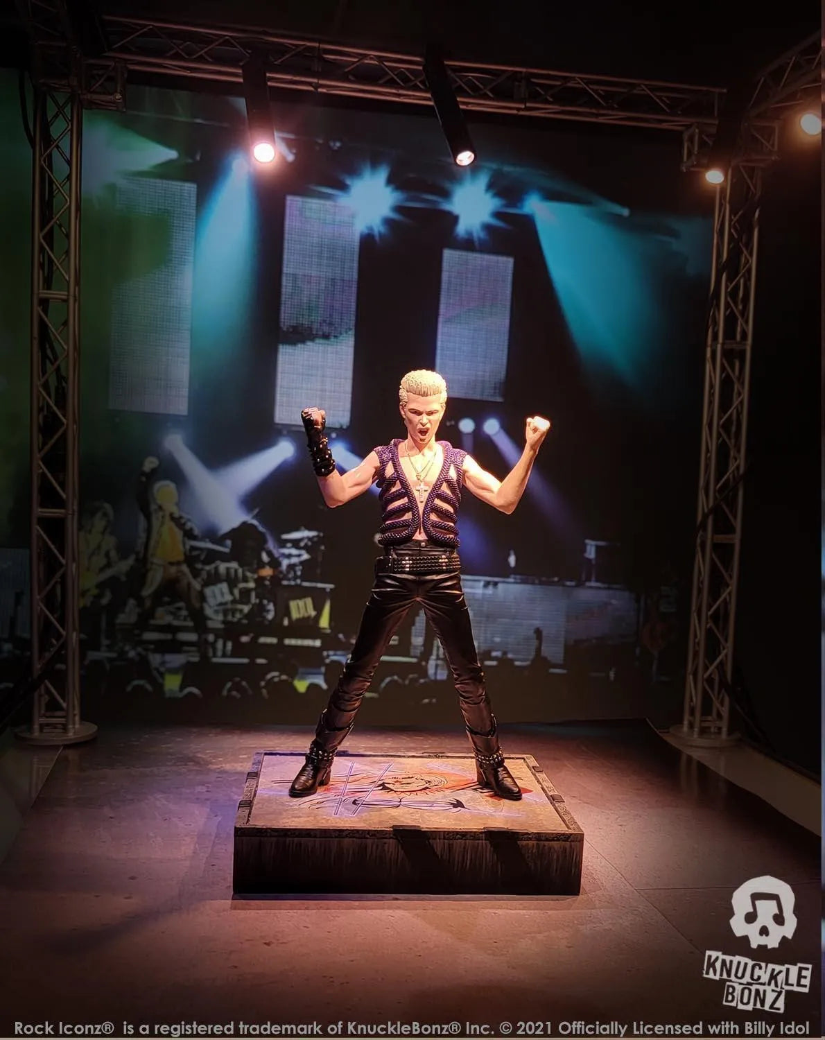 KNUBIDOL200 Billy Idol - Rock Iconz Statue 2nd Edition - KnuckleBonz - Titan Pop Culture
