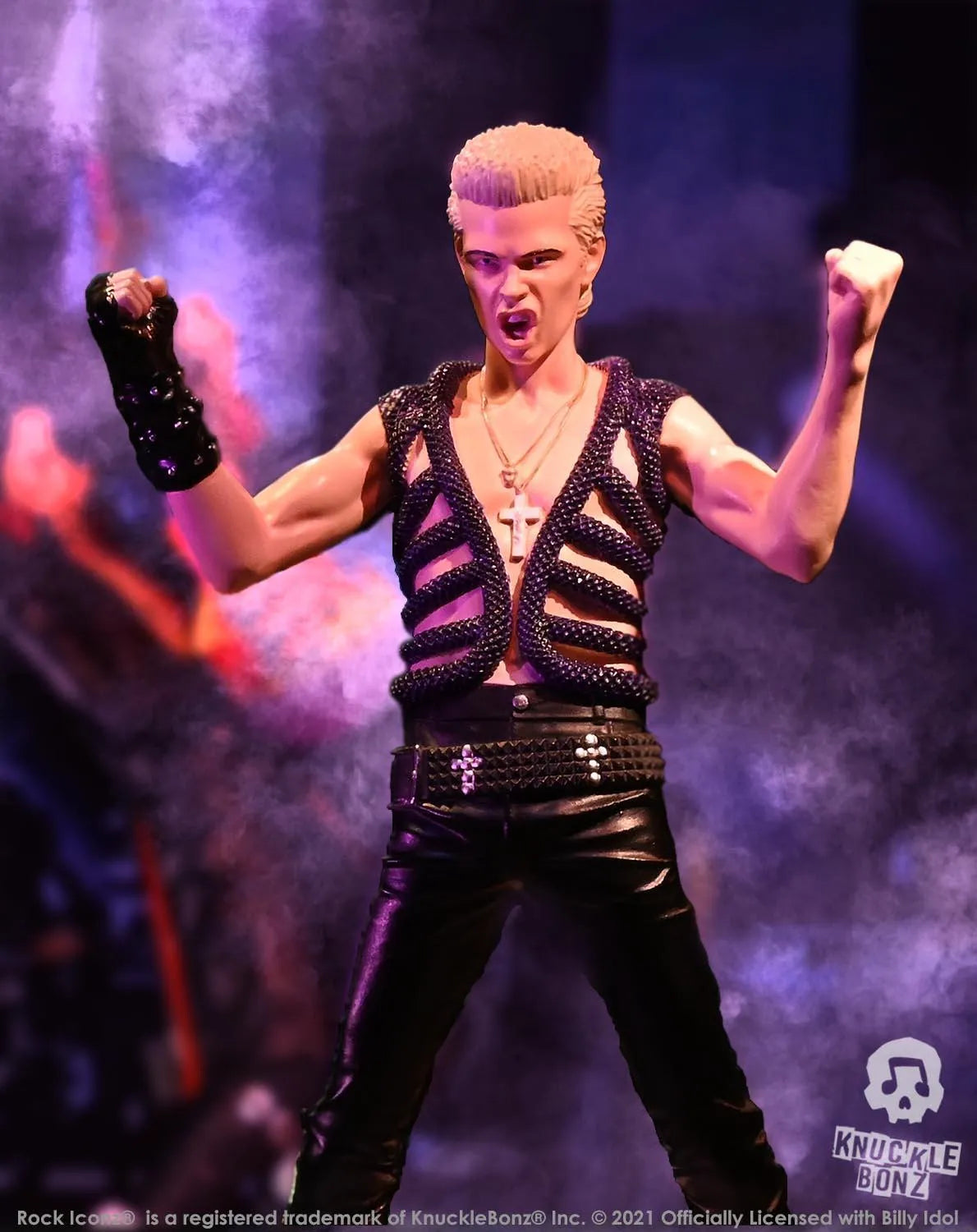 KNUBIDOL200 Billy Idol - Rock Iconz Statue 2nd Edition - KnuckleBonz - Titan Pop Culture