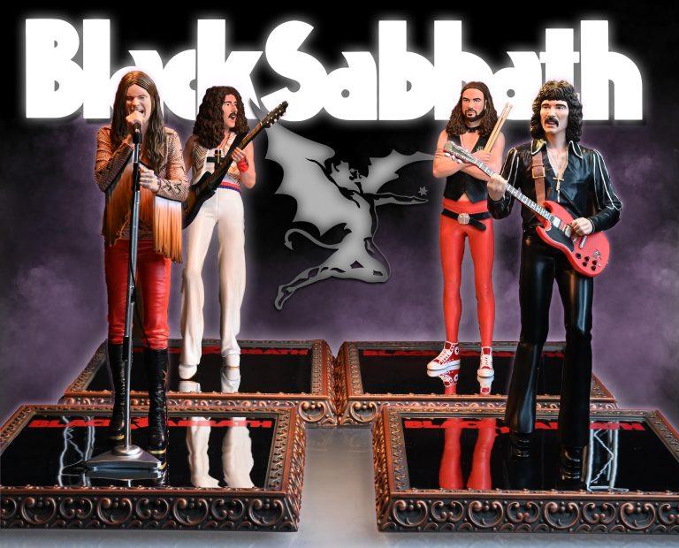 KNUBLKSABBATH100 Black Sabbath - Rock Iconz Statues (Set of 4) - KnuckleBonz - Titan Pop Culture