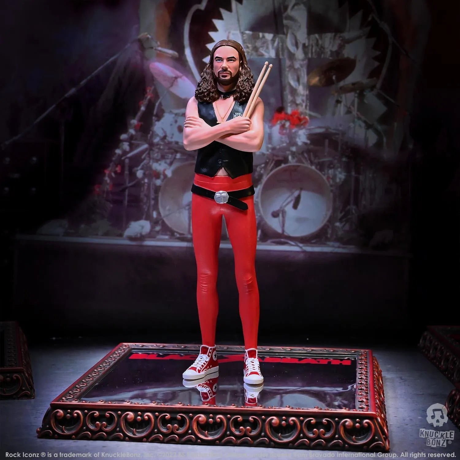 KNUBLKSABBATH100 Black Sabbath - Rock Iconz Statues (Set of 4) - KnuckleBonz - Titan Pop Culture