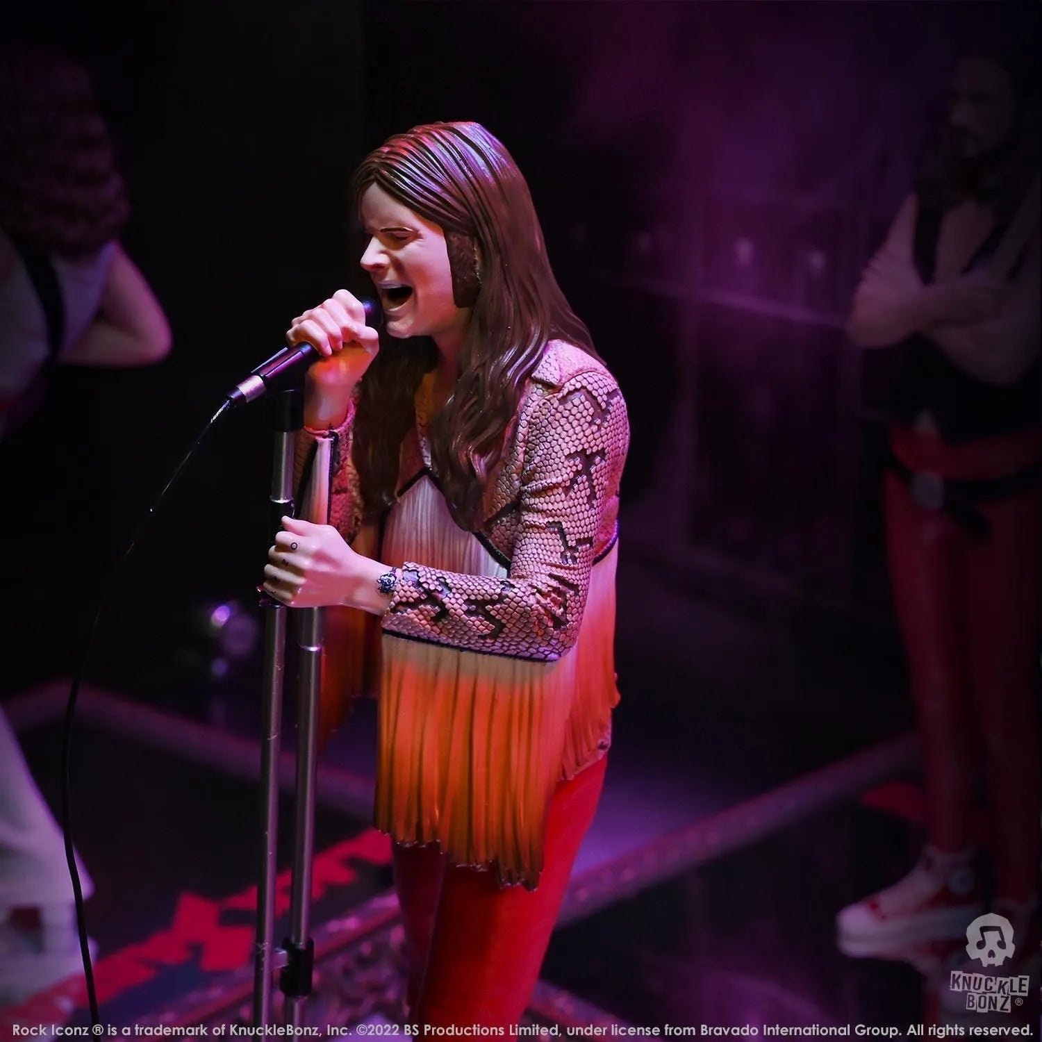 KNUBLKSABBATH100 Black Sabbath - Rock Iconz Statues (Set of 4) - KnuckleBonz - Titan Pop Culture