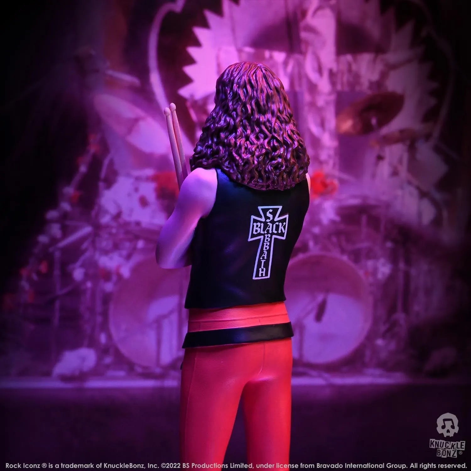 KNUBLKSABBATH100 Black Sabbath - Rock Iconz Statues (Set of 4) - KnuckleBonz - Titan Pop Culture