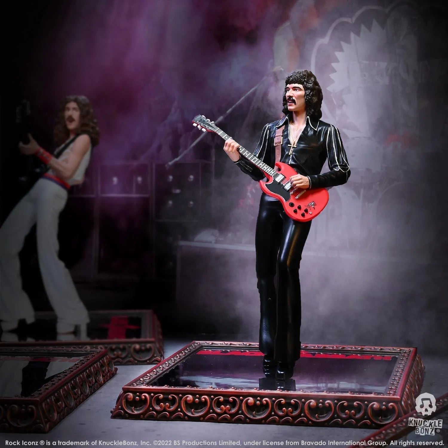 KNUBLKSABBATH100 Black Sabbath - Rock Iconz Statues (Set of 4) - KnuckleBonz - Titan Pop Culture