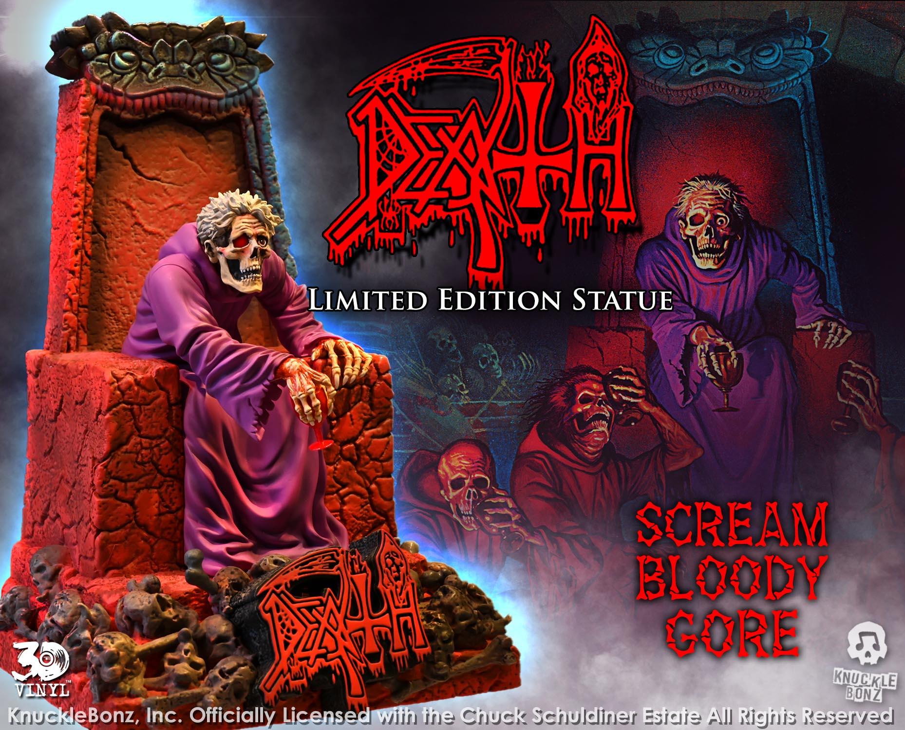 KNUDEATHSBG100 Death - Scream Bloody Gore 3D Vinyl Statue - KnuckleBonz - Titan Pop Culture