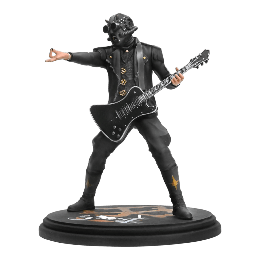 Ghost - Nameless Ghoul 2 with Black Guitar Rock Iconz Statue Rock Iconz Statue by KnuckleBonz | Titan Pop Culture