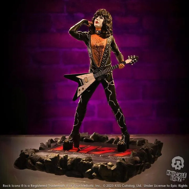 KNUKISS500 Kiss Destroyer - Rock Iconz Statues [Set of 4] - KnuckleBonz - Titan Pop Culture