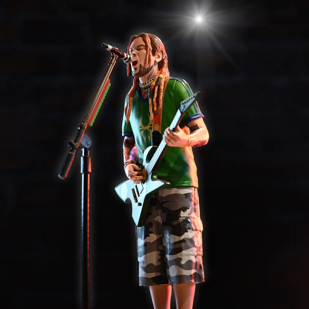 KNUMCAV100 Soulfly - Max Cavalera Rock Iconz Statue - KnuckleBonz - Titan Pop Culture