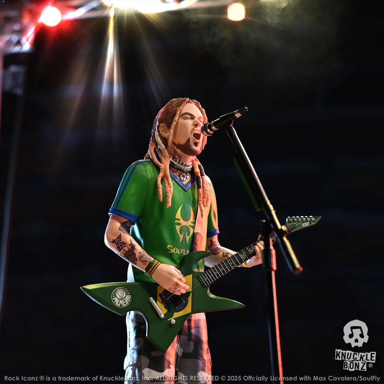 KNUMCAV100 Soulfly - Max Cavalera Rock Iconz Statue - KnuckleBonz - Titan Pop Culture