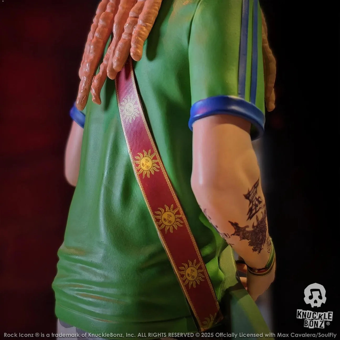 KNUMCAV100 Soulfly - Max Cavalera Rock Iconz Statue - KnuckleBonz - Titan Pop Culture