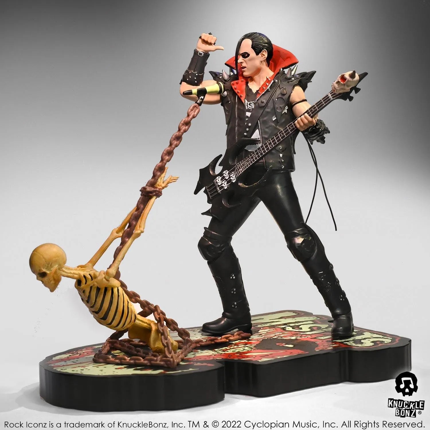KNUMISFITSJERRY100 Misfits - Jerry Only Rock Iconz Statue - KnuckleBonz - Titan Pop Culture