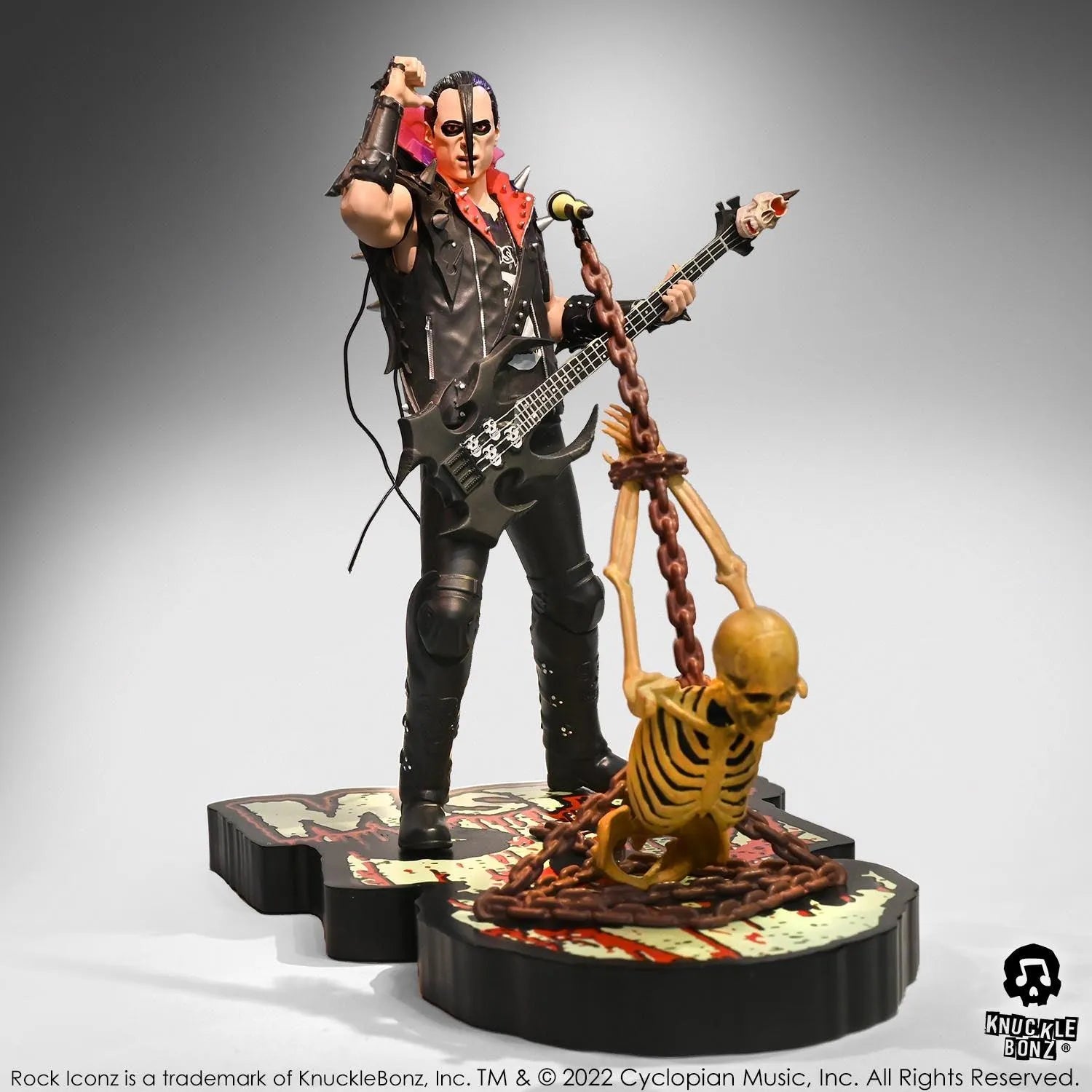 KNUMISFITSJERRY100 Misfits - Jerry Only Rock Iconz Statue - KnuckleBonz - Titan Pop Culture