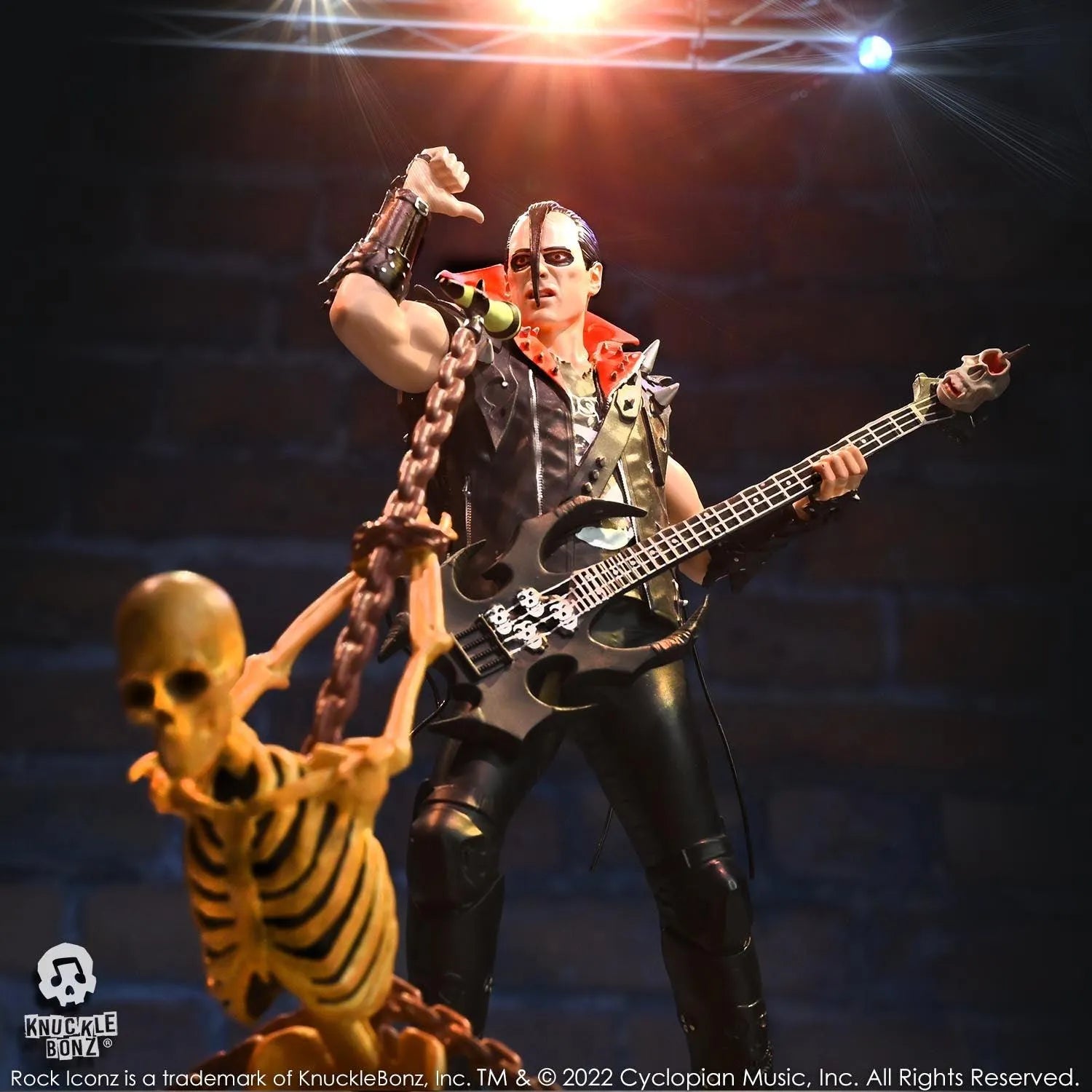 KNUMISFITSJERRY100 Misfits - Jerry Only Rock Iconz Statue - KnuckleBonz - Titan Pop Culture