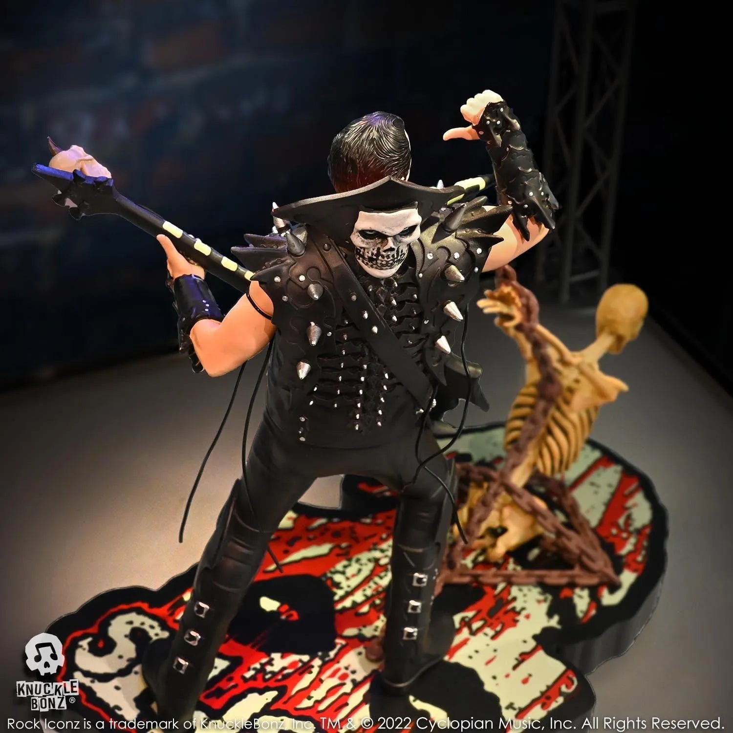 KNUMISFITSJERRY100 Misfits - Jerry Only Rock Iconz Statue - KnuckleBonz - Titan Pop Culture