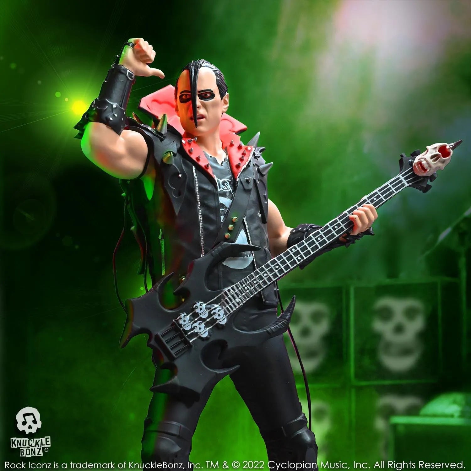 KNUMISFITSJERRY100 Misfits - Jerry Only Rock Iconz Statue - KnuckleBonz - Titan Pop Culture