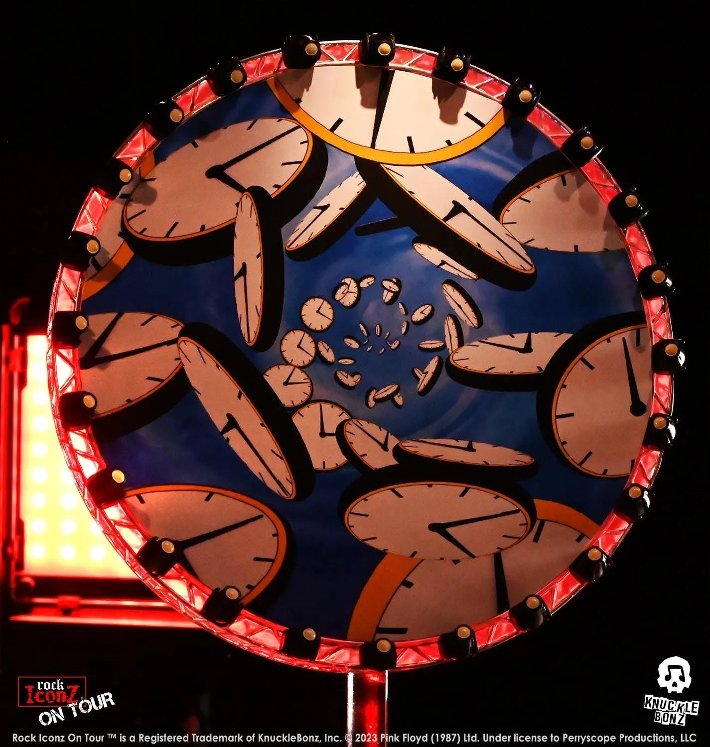 KNUPFDARKSIDESCREEN200 Pink Floyd - The Dark Side of the Moon Time Projection Screen - KnuckleBonz - Titan Pop Culture