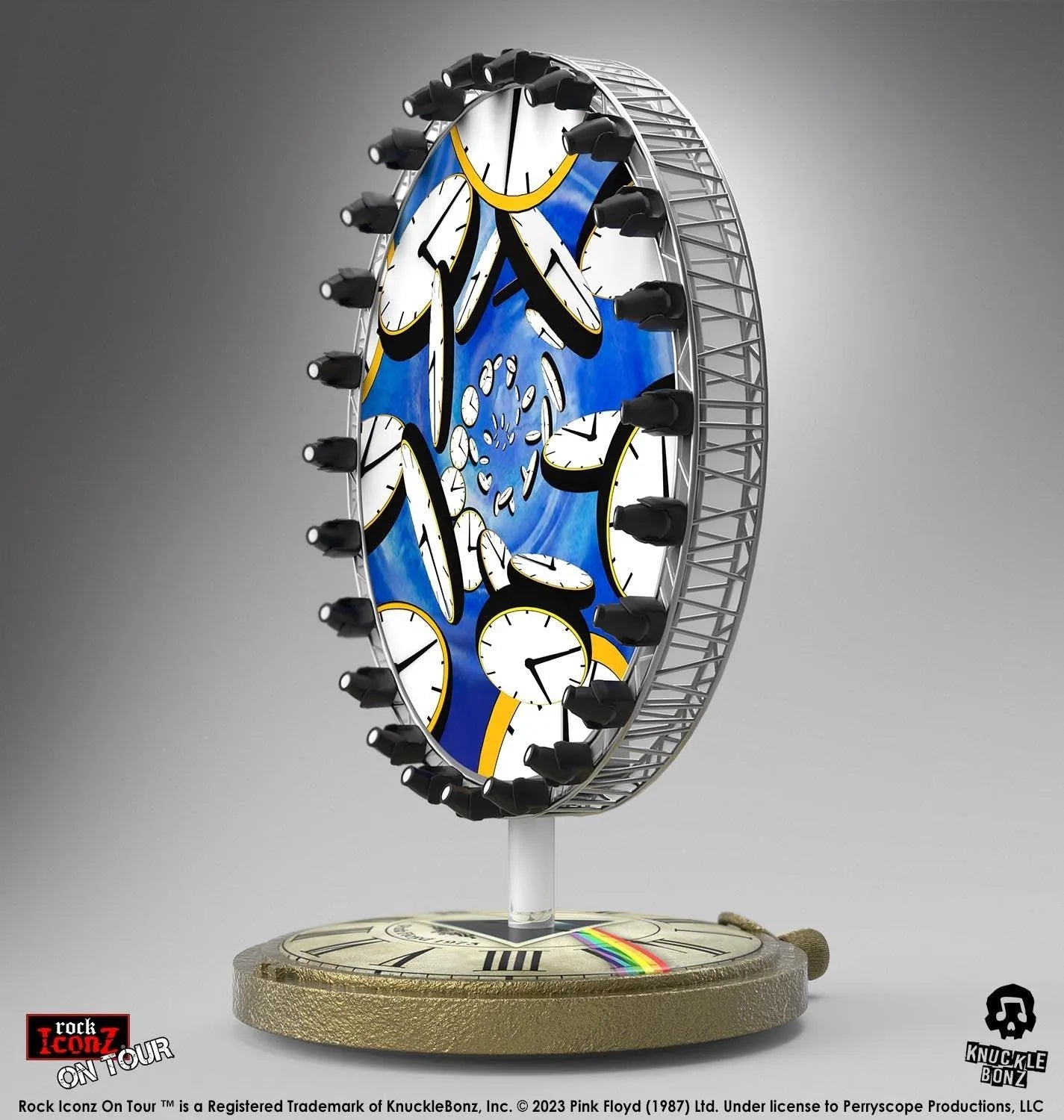 KNUPFDARKSIDESCREEN200 Pink Floyd - The Dark Side of the Moon Time Projection Screen - KnuckleBonz - Titan Pop Culture