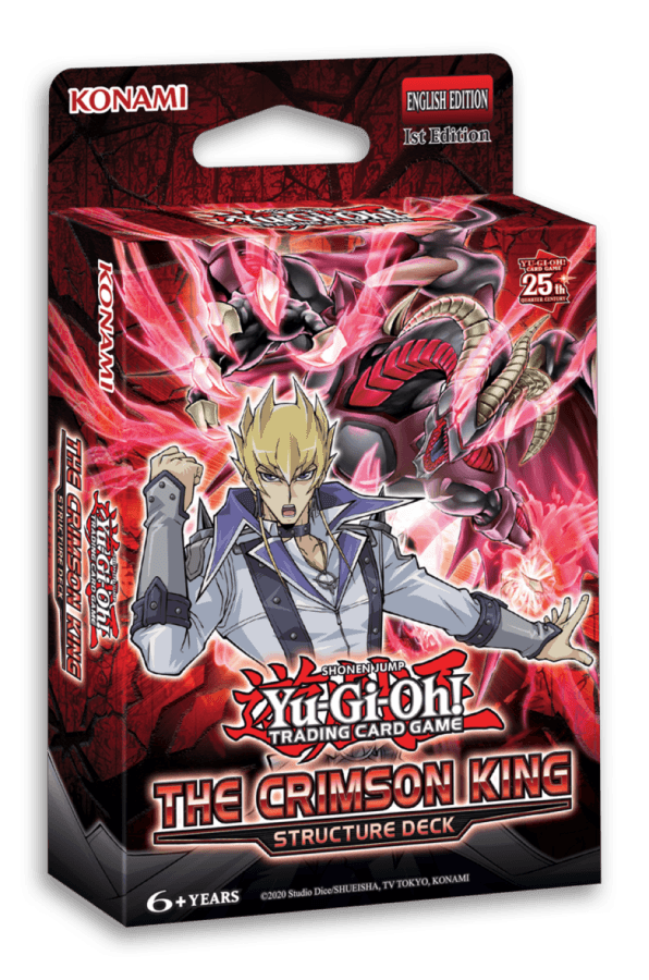 Yu-Gi-Oh - The Crimson King Structure Deck (Display of 8) Yu-Gi-Oh! Trading Card Game by Konami | Titan Pop Culture