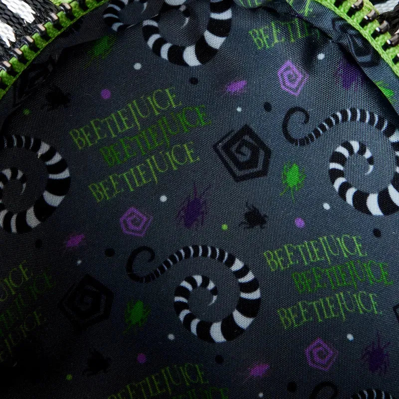 LOUBTJPDH0001M Beetlejuice - Cosplay Mini Backpack Dog Harness (Medium) - Loungefly - Titan Pop Culture