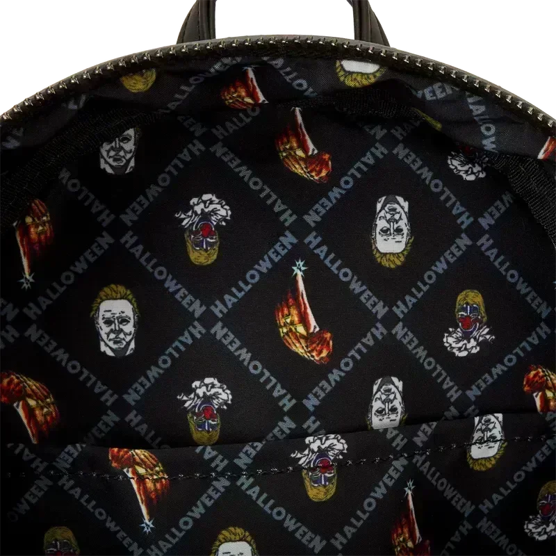 LOUCOMBK0007 Halloween - Michael Myers Glow Mini Backpack - Loungefly - Titan Pop Culture