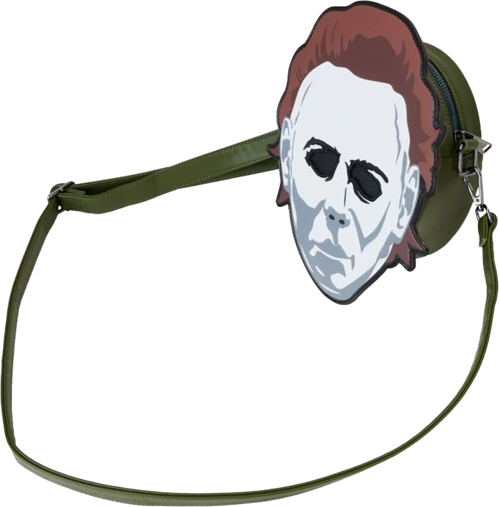 Bolso bandolera con máscara luminosa de Halloween