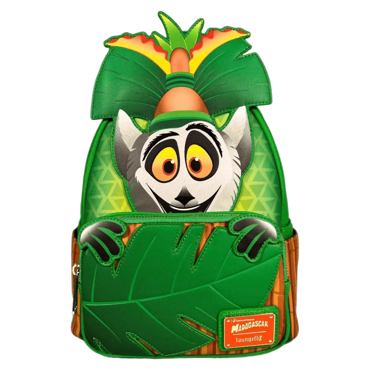 LOUDWBK0007 Madagascar - King Julien Cosplay US Exclusive Mini Backpack [RS] - Loungefly - Titan Pop Culture