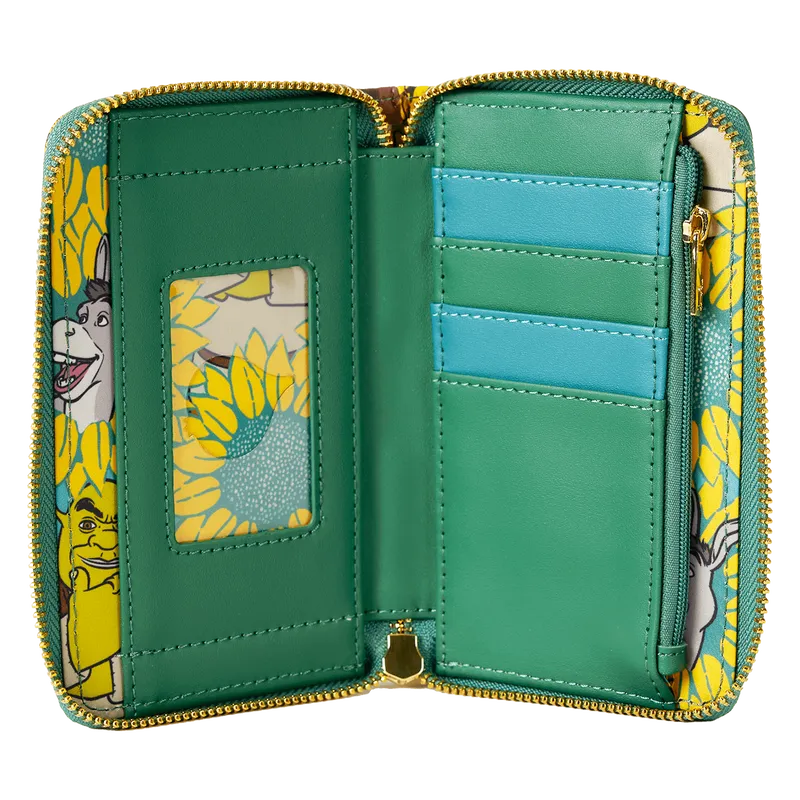 LOUDWWA0009 Shrek - Spring Vibes Zip Around Wallet - Loungefly - Titan Pop Culture