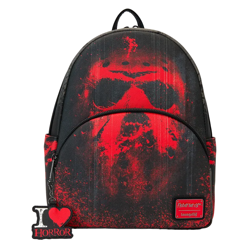 LOUFRIBK0014 I Heart Horror - Friday the 13th Mini Backpack - Loungefly - Titan Pop Culture