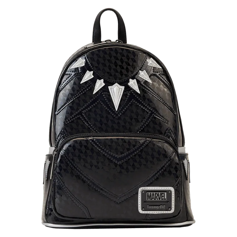 LOUMVBK0297 Marvel - Black Panther Cosplay Metallic Mini Backpack - Loungefly - Titan Pop Culture