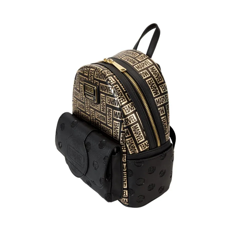 LOUMVBK0348 Marvel Comics - 85th Anniversary All-Over Print Logo Classic Mini Backpack - Loungefly - Titan Pop Culture