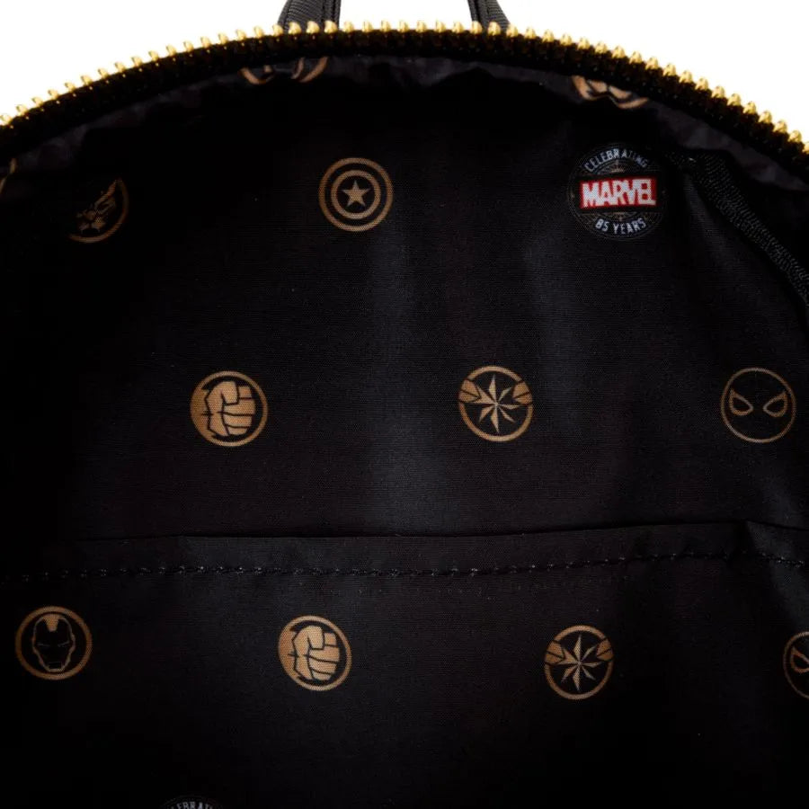 LOUMVBK0348 Marvel Comics - 85th Anniversary All-Over Print Logo Classic Mini Backpack - Loungefly - Titan Pop Culture