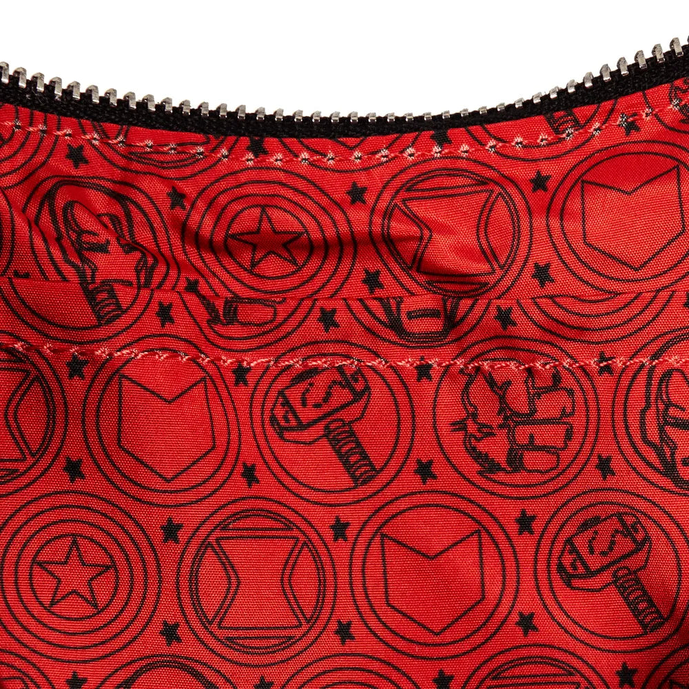 LOUMVTB0138 Marvel Comics - Avengers Floral Tattoo Shoulder Bag - Loungefly - Titan Pop Culture