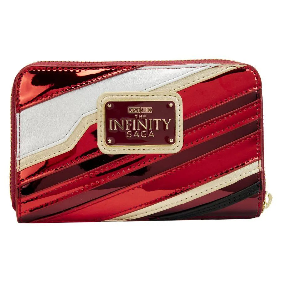 LOUMVWA0193 Infinity Saga - Iron Man 15th Anniversary Costume Zip Around Purse - Loungefly - Titan Pop Culture