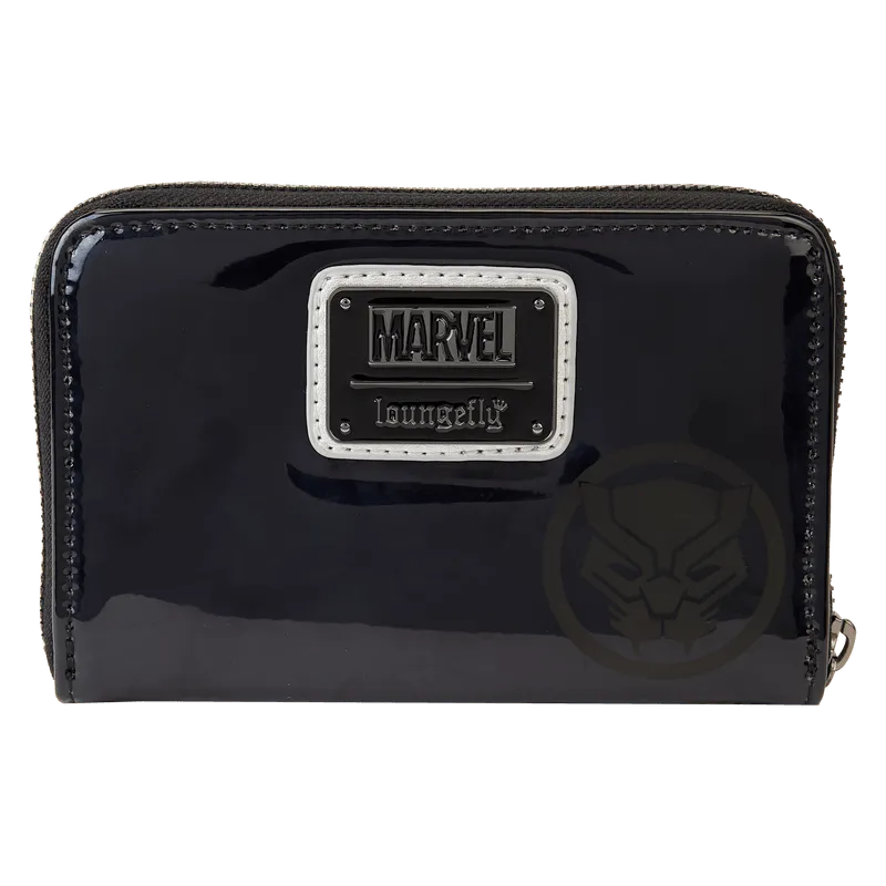 LOUMVWA0207 Marvel - Black Panther Cosplay Metallic Zip Around Wallet - Loungefly - Titan Pop Culture