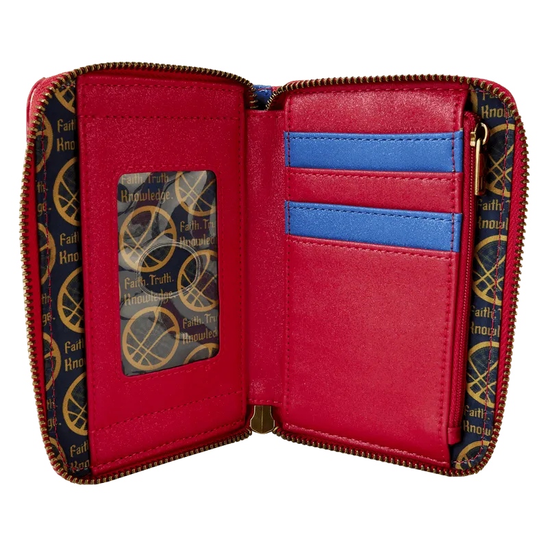 LOUMVWA0214 Marvel - Metallic Doctor Strange Cosplay Zip Around Wallet - Loungefly - Titan Pop Culture