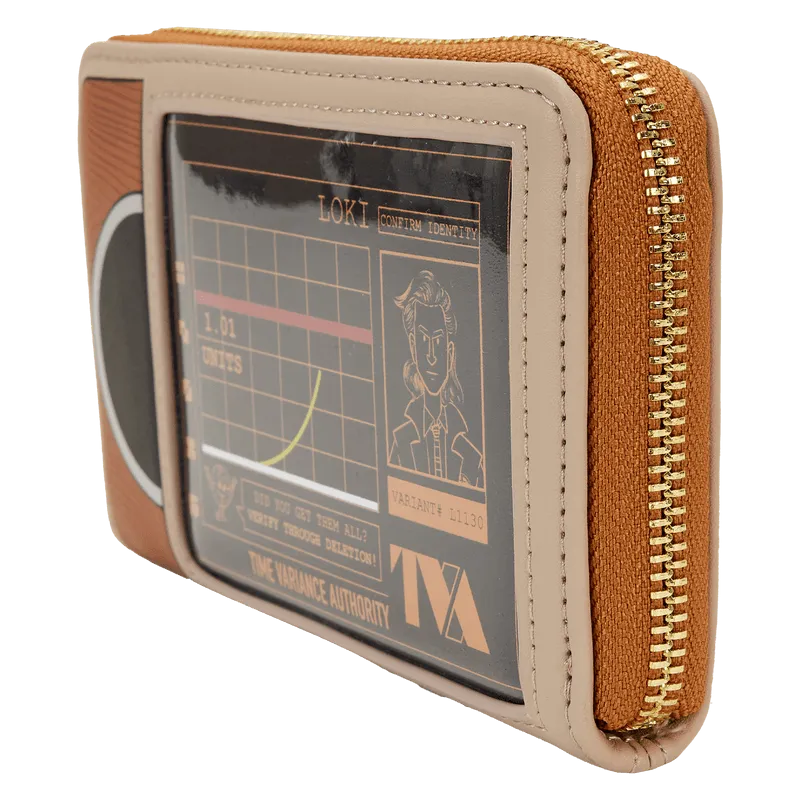 LOUMVWA0215 Loki (TV) - TVA Multiverse Zip Around Wallet - Loungefly - Titan Pop Culture