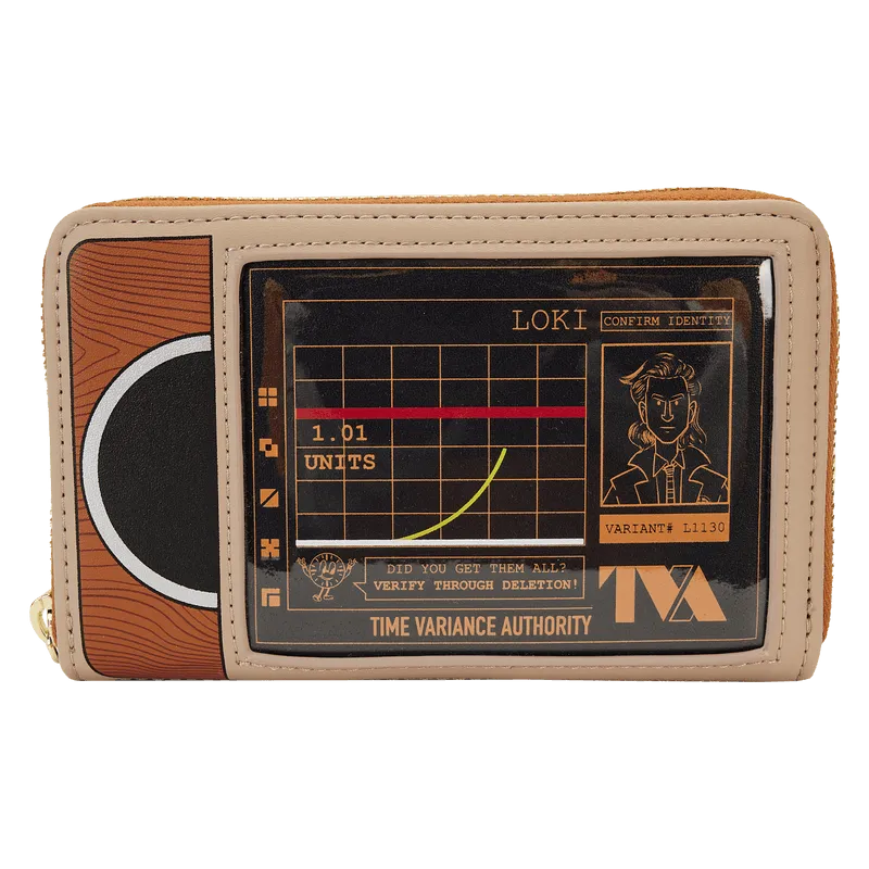LOUMVWA0215 Loki (TV) - TVA Multiverse Zip Around Wallet - Loungefly - Titan Pop Culture