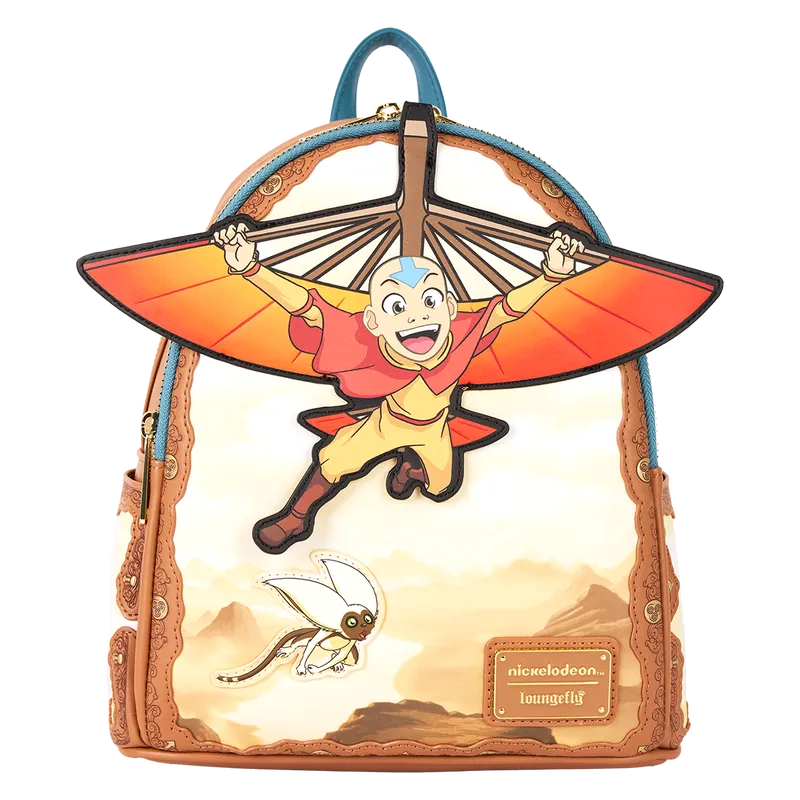 LOUNICBK0106 Avatar: The Last Airbender - Aang Gliding Mini Backpack - Loungefly - Titan Pop Culture