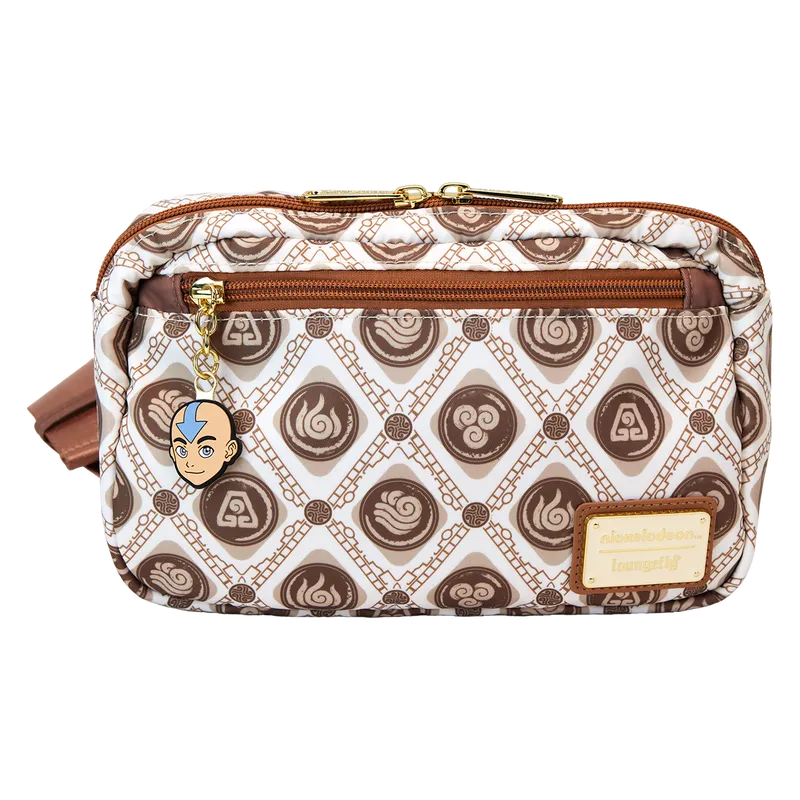 LOUNICTB0033 Avatar: The Last Airbender - Elements Nylon Sling Bag - Loungefly - Titan Pop Culture
