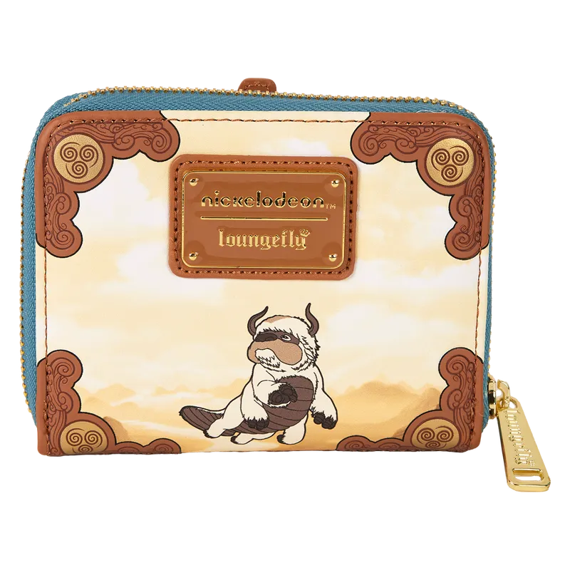 LOUNICWA0053 Avatar: The Last Airbender - Aang Gliding Zip Around Wallet - Loungefly - Titan Pop Culture