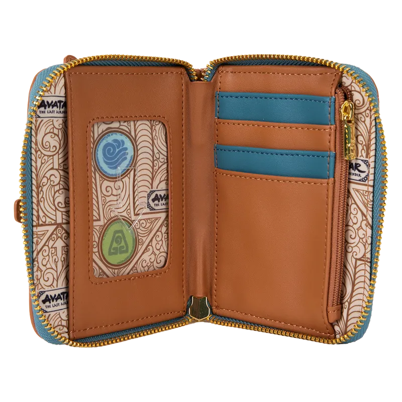 LOUNICWA0053 Avatar: The Last Airbender - Aang Gliding Zip Around Wallet - Loungefly - Titan Pop Culture