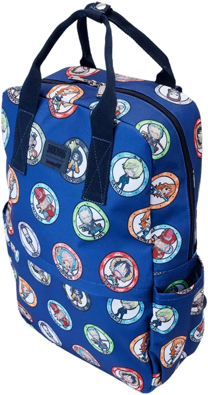 LOUOPBK0002 One Piece - Characters AOP FullSize Nylon Backpack - Loungefly - Titan Pop Culture