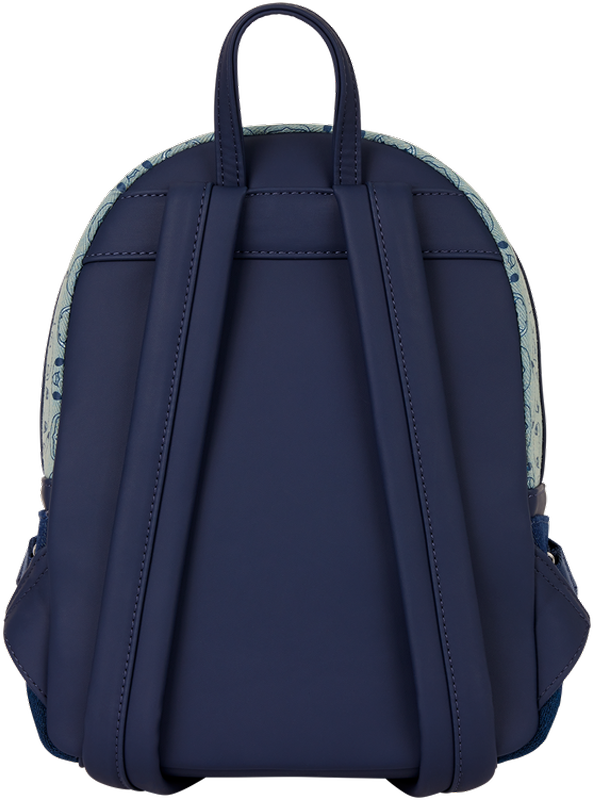 Pokémon - Mini mochila con estampado completo de mezclilla sintética